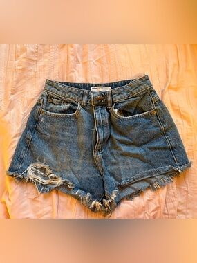 Garage High-Rise Denim Shorts
